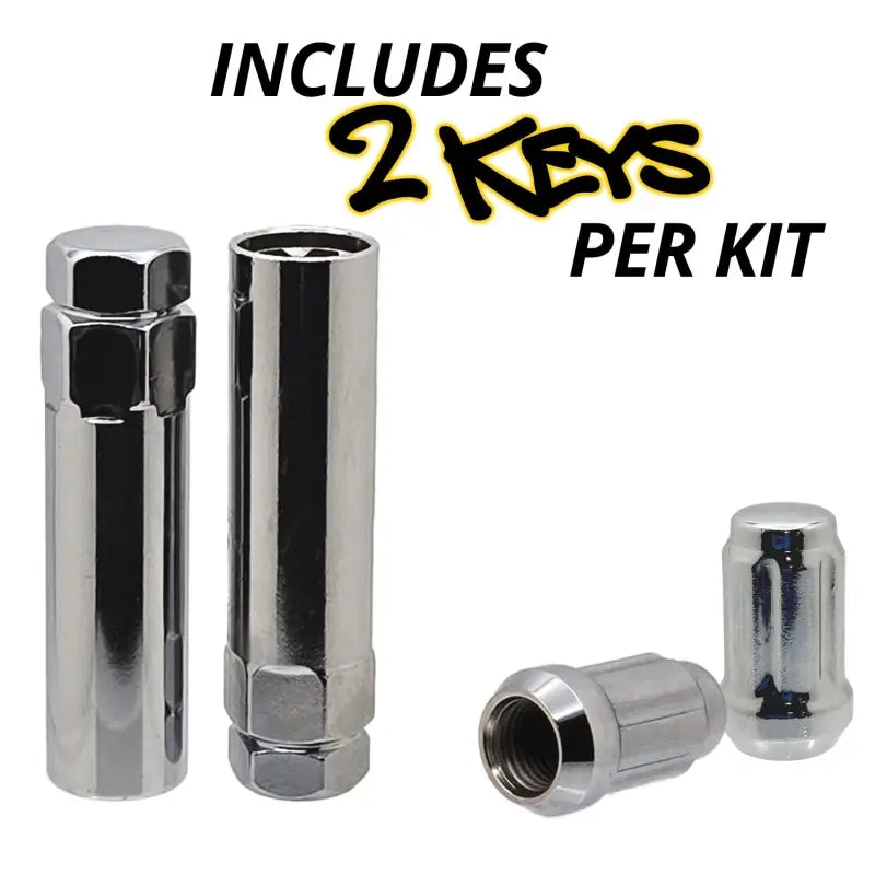 1/2x20 Passenger Car Spline Lug Nuts