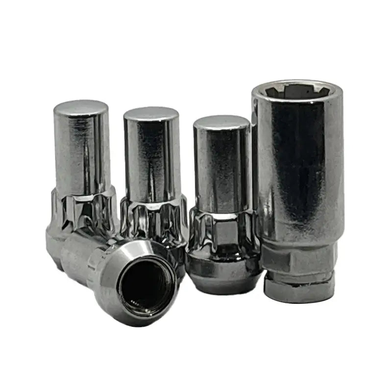 1/2’’ Chrome Acorn Wheel Lock Set 1.90’’ Tall