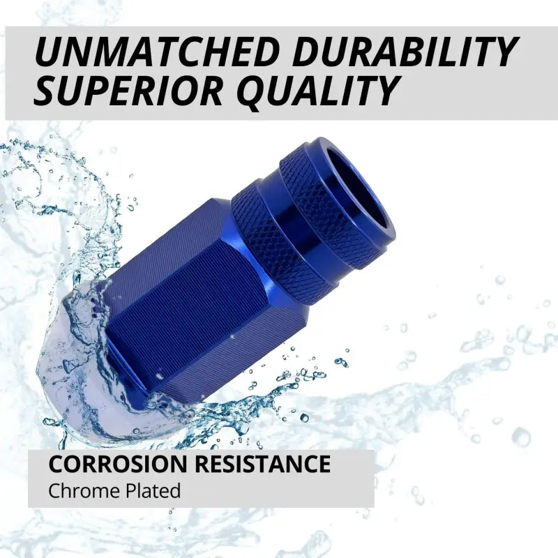 12x1.25 7075 T6 Aluminum Open End Racing Lugs 2.05’’ Tall - Blue - 20 Lug Kit