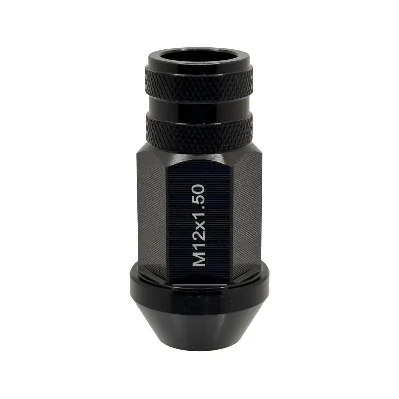 12x1.5 7075 T6 Aluminum Open End Racing Lugs 2.05’’ Tall - Black - 20 Lug Kit