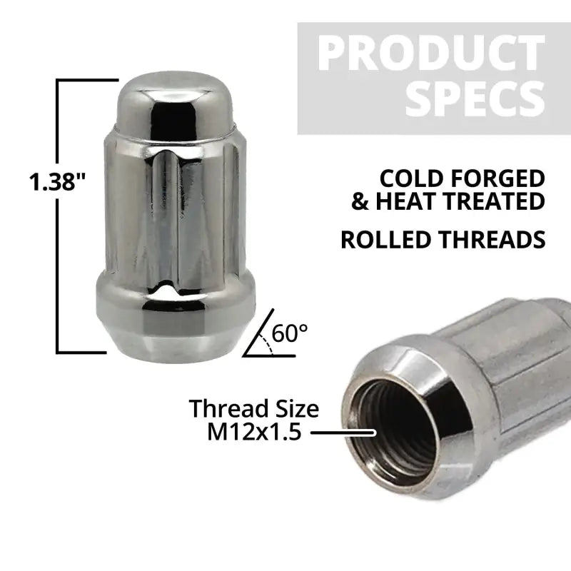 12x1.5 Passenger Car Spline Lug Nuts