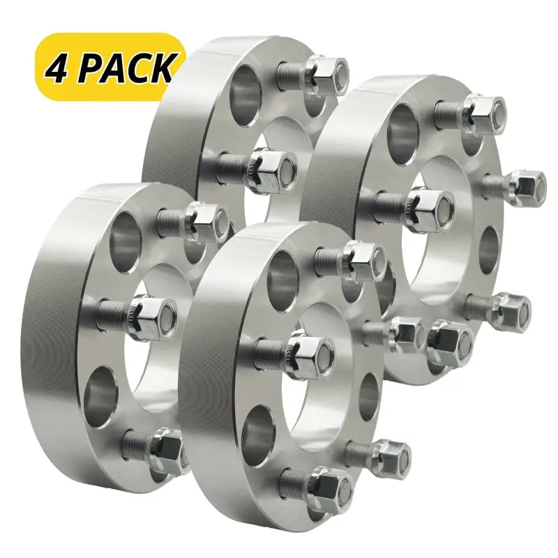5x5 to 5x120 Wheel Adapter 1.25’’ Thick | 14x1.5 | 78.1 CB - 4 Pack