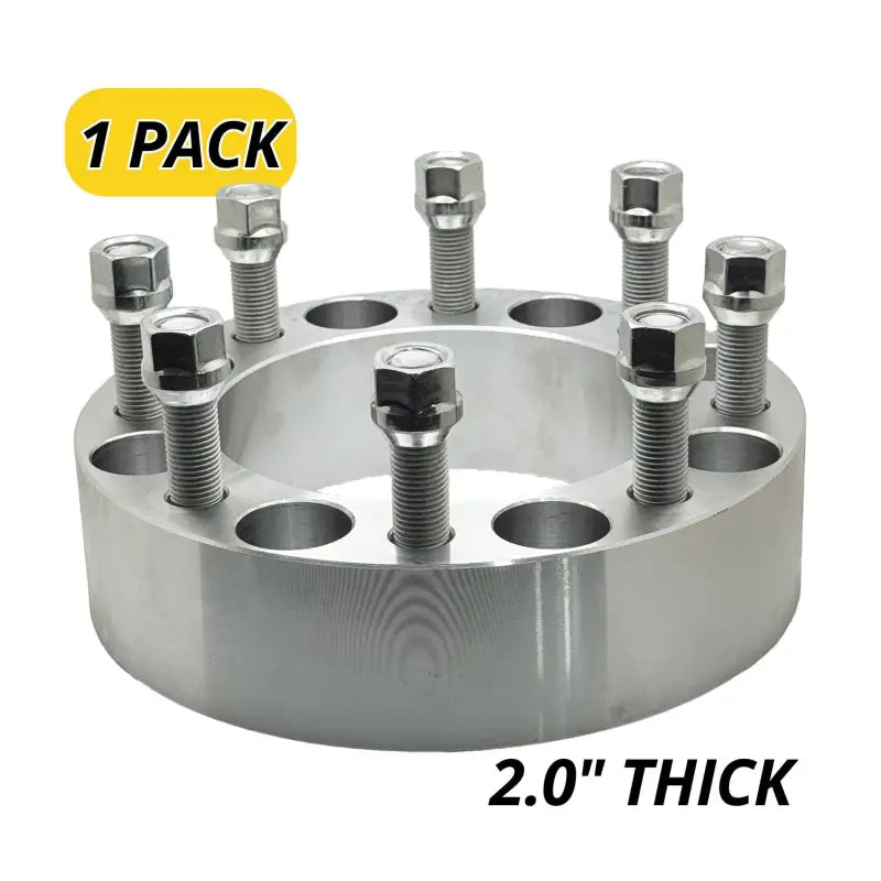 Chevy Silverado 2500 1999-2010/ Ram 2500 1994-2010 8x6.5 to 8x6.5 Wheel Adapter 2.0’’ & 1.5’’ Thick | 14x1.5 | 126.15
