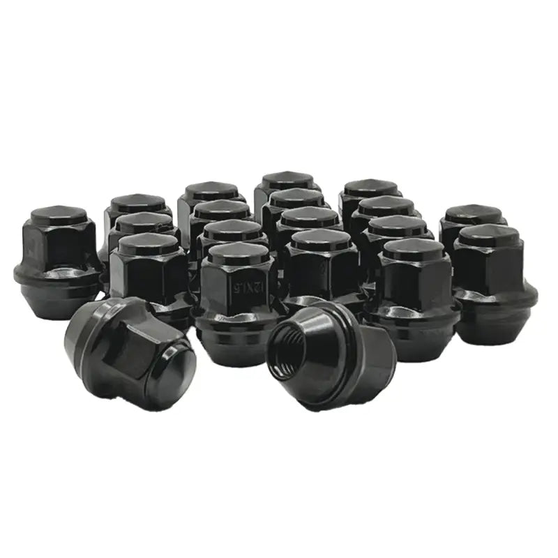 Ford Bronco Ranger Fusion Focus Escape 12x1.5 19mm hex OE Replacement Lug Nuts - Black / 20 Lug Kit
