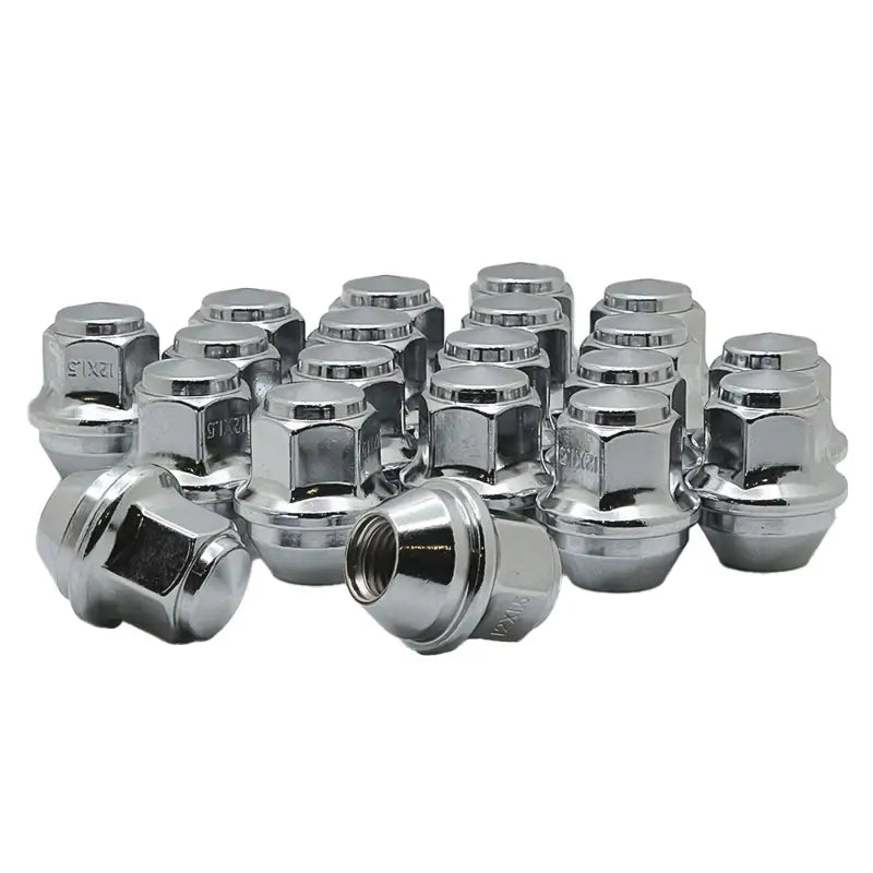 Ford Bronco Ranger Fusion Focus Escape 12x1.5 19mm hex OE Replacement Lug Nuts - Chrome / 20 Lug Kit