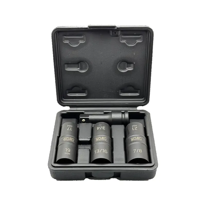 1/2" Drive 4 piece flip socket set