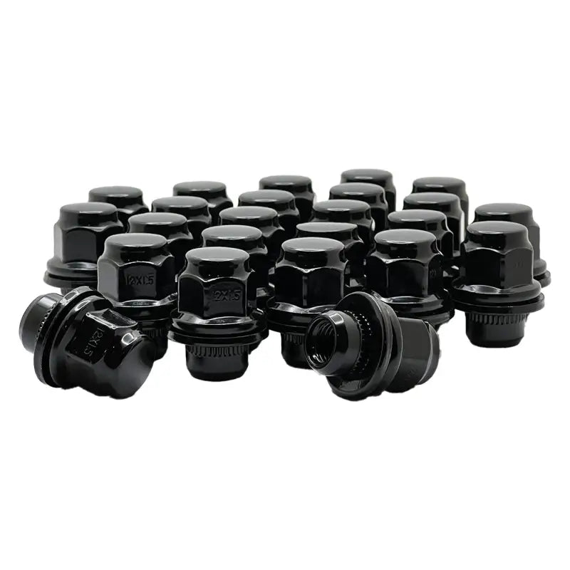 Infiniti Q50 Nissan Pathfinder & Maxima 12x1.25 Mag Seat OE Replacement Lug Nuts - Black / 20 Lug Kit