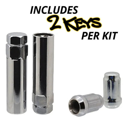 1/2x20 Passenger Car Spline Lug Nuts