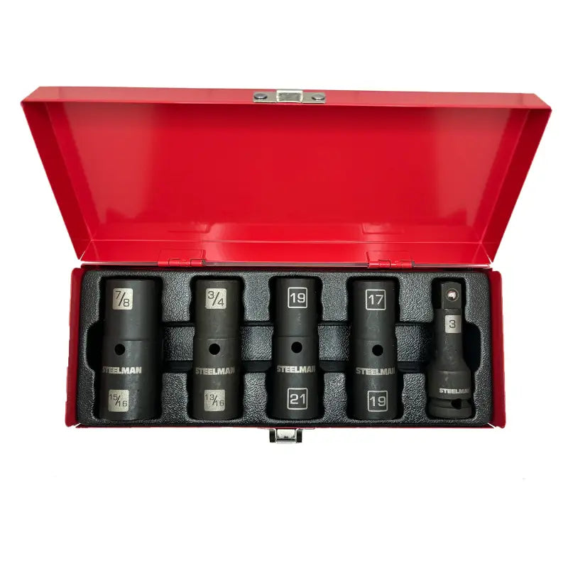 1/2" Drive 5 piece flip socket set - 1/2 Impact Socket Set – The Lug ...
