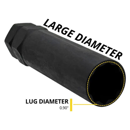 10 Spline Lug Nut Key – Large Diameter.90’’ | Black Oxide