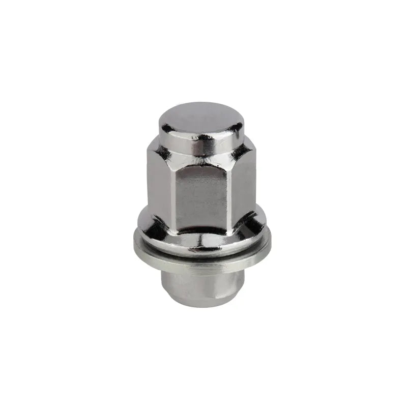 One Toyota OE replacement mag shank lug nut on a white background