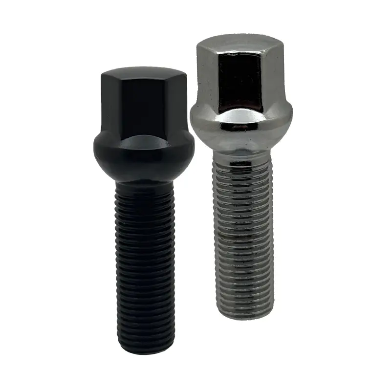 One chrome and one black 14x1.5mm 17mm hex 40mm ball bolts.