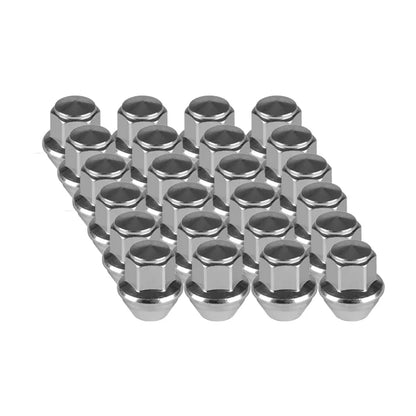 24 piece kit of OE replacement lug nuts on a white background