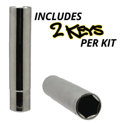 14x1.5 Hex Spike Lug Nuts