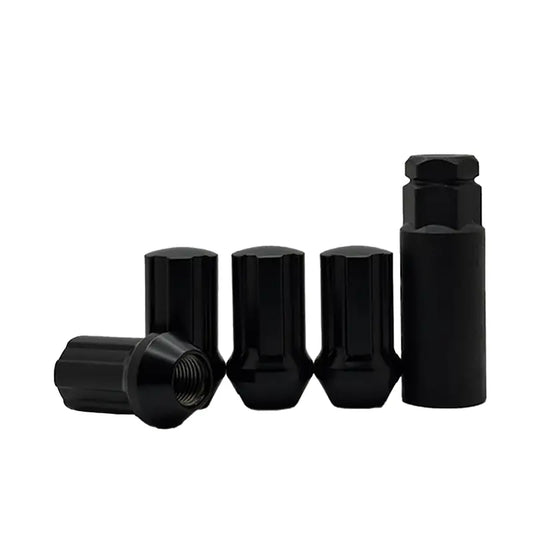 FORD-RAM-GM OE Replacement Wheel lockset.  14x1.5, Large Conical seat, Chrome and Black Chrome.