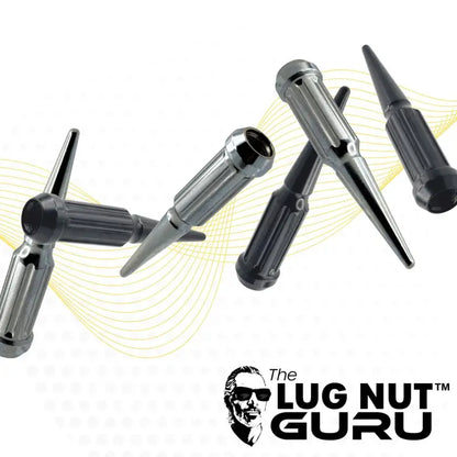 14x1.5 Spline Spike Lug Nuts