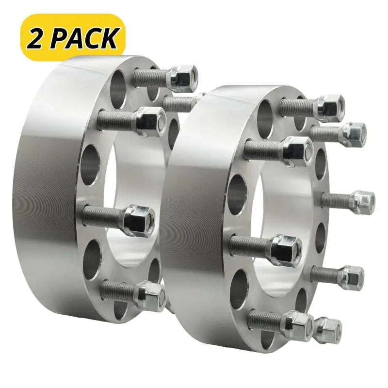 2011 + GM 2500 8x180 to 8x180 Wheel Adapter 2.0’’ Thick | 14x1.5 | 125.6 CB - 2 Pack