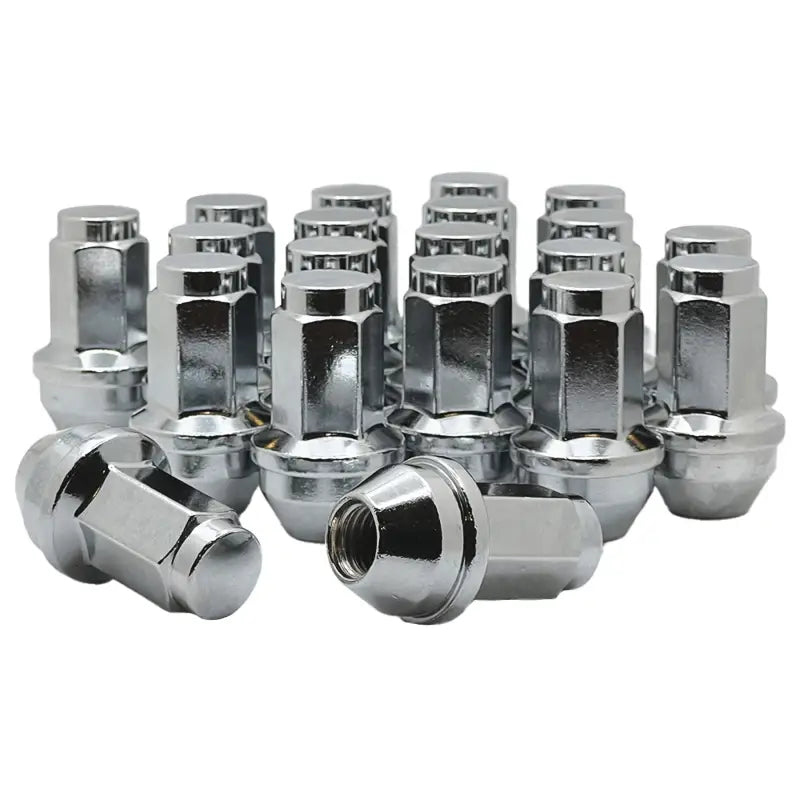 2014 & Older F-150 Excursion Navigator 14x2 Large OE Replacement Lug Nuts - Chrome / 6 Lug Kit