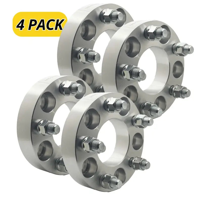 5x115 to 5x115 Wheel Adapter 1.25’’ Thick | 14x1.5 | 71.5 CB - 4 Pack