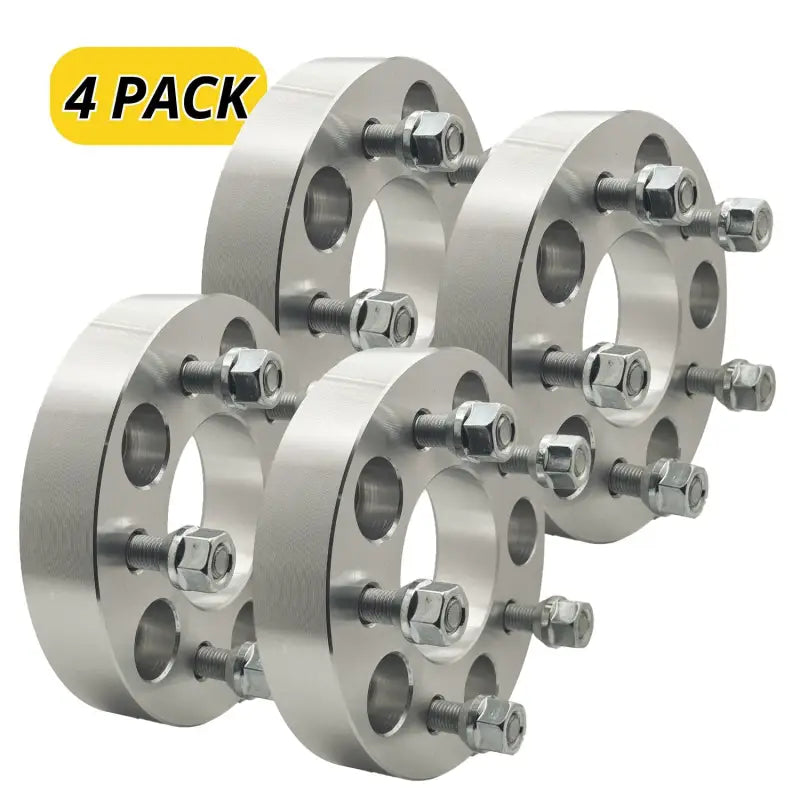 5x120 to 5x4.5 Wheel Adapter 1.25’’ Thick | 12x1.5 | 74.1 CB - 4 Pack