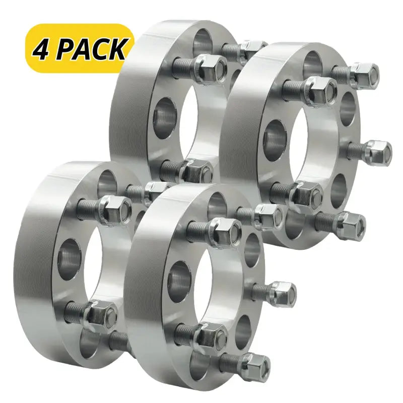 5x4.5 to 5x120 Wheel Adapter 1.25’’ Thick | 14x1.5 | 74 CB - 4 Pack