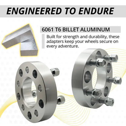 5x4.5 to 5x120 Wheel Adapter 1.25’’ Thick | 14x1.5 | 74 CB