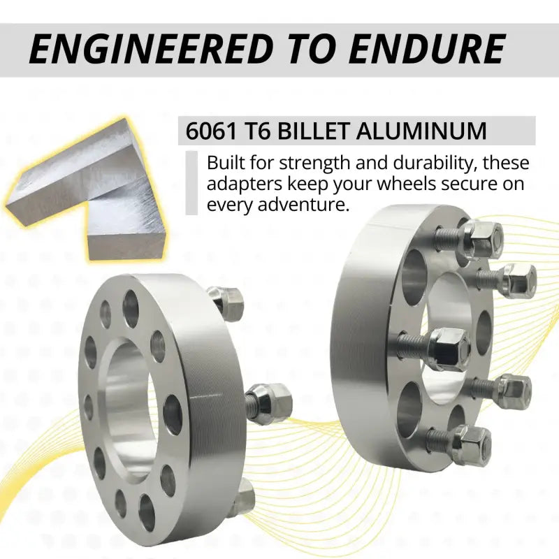 5x4.5 to 5x4.5 Wheel Adapter 1.25’’ Thick | 12x1.5 | 74.1 CB