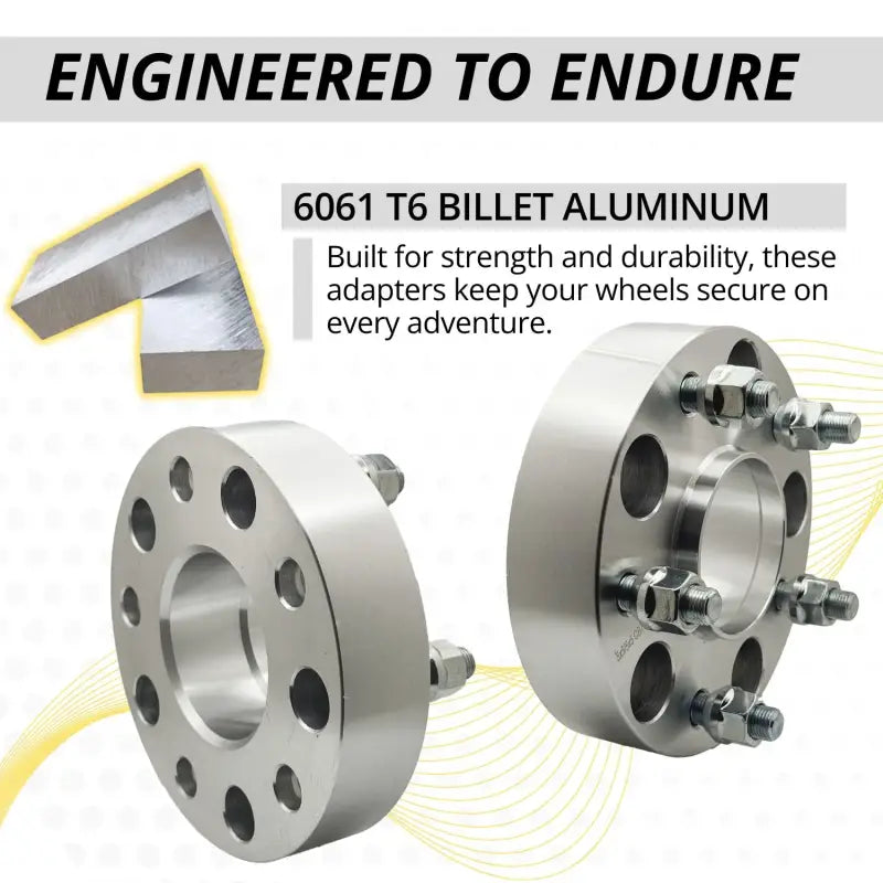 5x5 to 5x5 Hubcentric Wheel Adapter 1.5’’ Thick | 1/2’’-20 | 71.5 CB