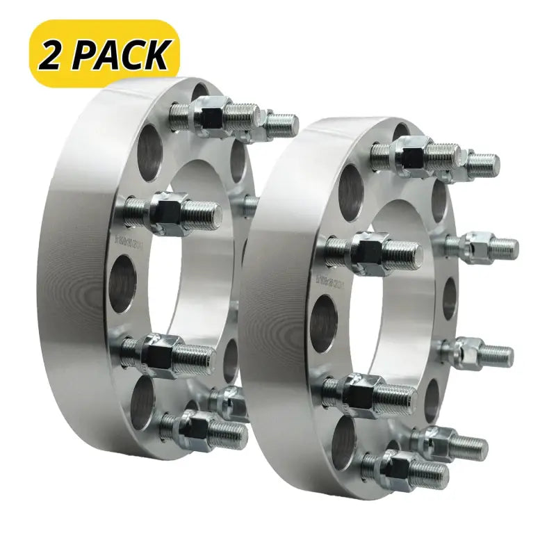 8x180 to 8x180 Wheel Adapter 1.5’’ Thick | 14x1.5 | 124.3mm CB - 2 Pack
