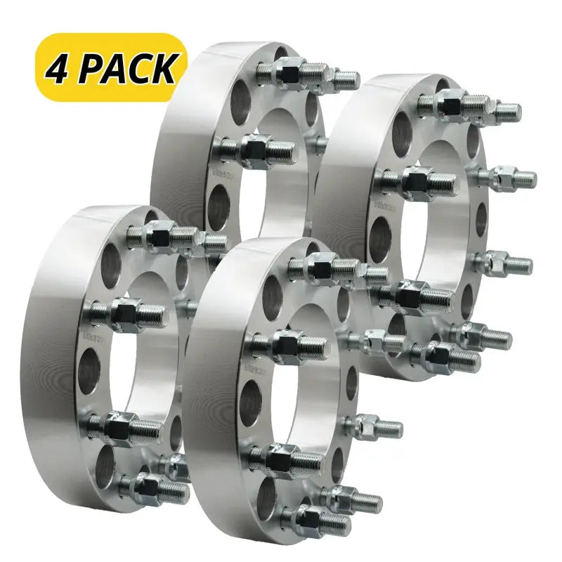 8x180 to 8x180 Wheel Adapter 1.5’’ Thick | 14x1.5 | 124.3mm CB - 4 Pack