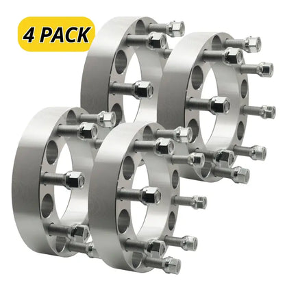 8x6.5’’ to 8x170 Conversion Wheel Adapter 1.5’’ Thick | 14x1.5 | 126.15mm CB - 4 Pack