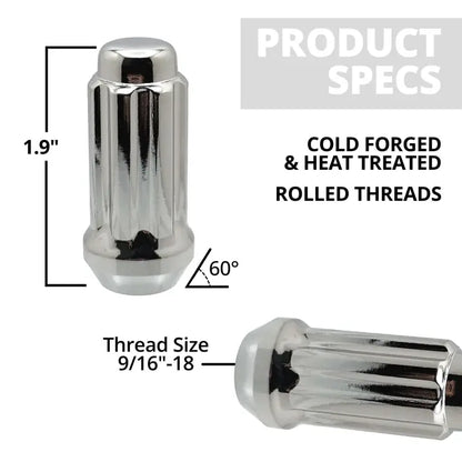 9/16’’ Truck Spline Lug Nut