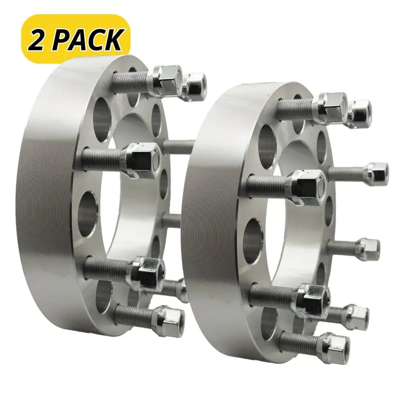 Chevy/GM 2500 8x6.5 to 8x180 Conversion Wheel Adapter 1.5’’ Thick | 14x1.5 | 126.15 CB - 2 Pack