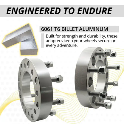 Chevy/GM 2500 8x6.5 to 8x180 Conversion Wheel Adapter 1.5’’ Thick | 14x1.5 | 126.15 CB