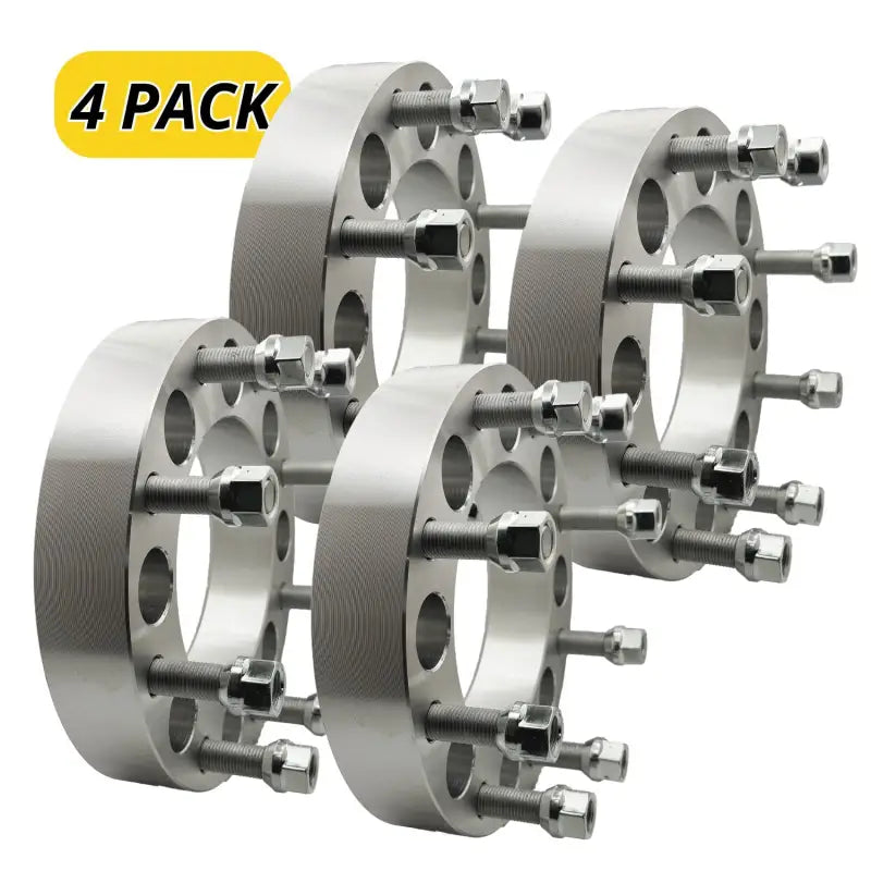 Chevy/GM 2500 8x6.5 to 8x180 Conversion Wheel Adapter 1.5’’ Thick | 14x1.5 | 126.15 CB - 4 Pack