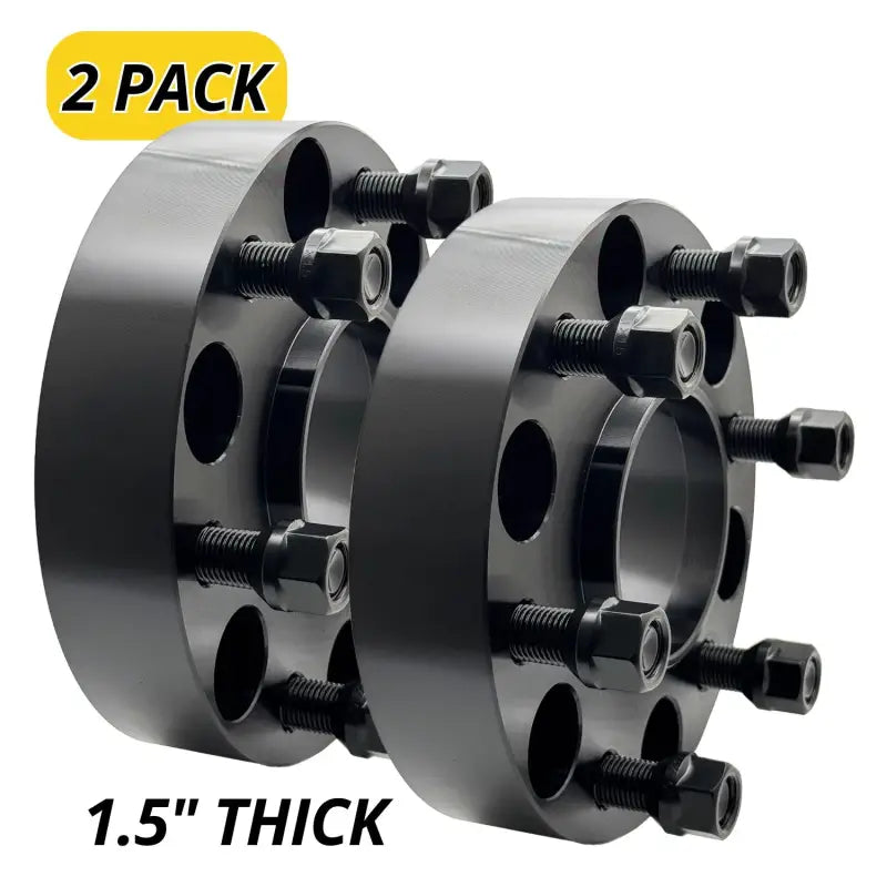 Chevy/GM 6x5.5 to 6x5.5 1.25’’-2’’ Thick Hubcentric Wheel Adapter | 14x1.5 | 78.1 CB - 2 Pack / 1.5’’