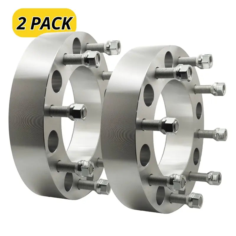 Ford F-350 Dually 2005 + / Ram 3500 Dually 2019 + 8x200 to 8x200 Wheel Adapter 2.0’’ Thick | 14x1.5 | 146 CB - 2 Pack