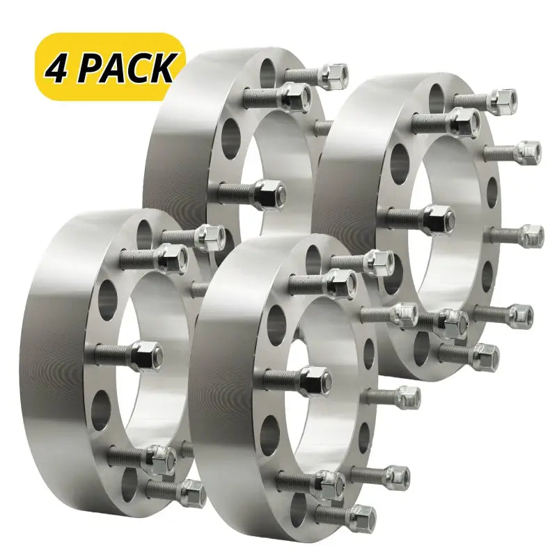 Ford F-350 Dually 2005 + / Ram 3500 Dually 2019 + 8x200 to 8x200 Wheel Adapter 2.0’’ Thick | 14x1.5 | 146 CB - 4 Pack