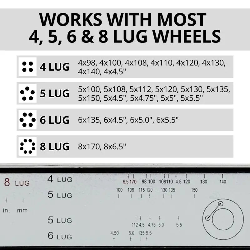 PCD Precision Gauge – Accurate Easy Bolt Pattern Measurement