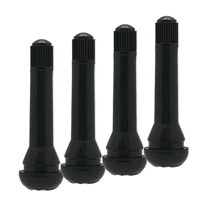 TR418 Rubber Passenger Snap-In Valve Stem - 4 Pack - 4 Pack