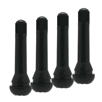TR418 Rubber Passenger Snap-In Valve Stem - 4 Pack - 4 Pack
