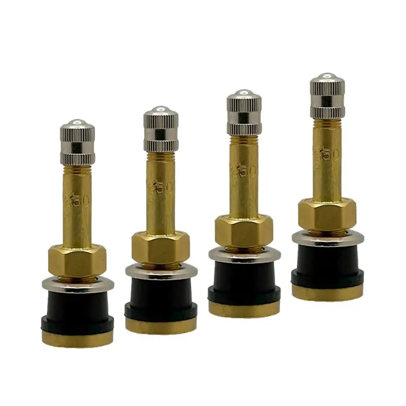TR500 Brass Truck Bolt-on Valve Stem - 4 Pack - 4 Pack