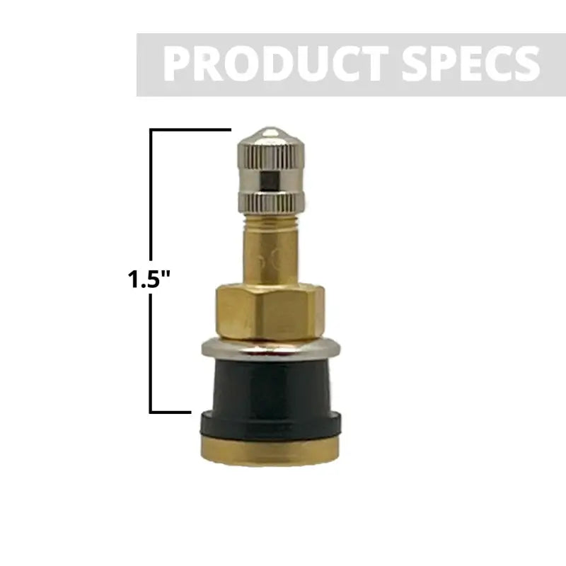 TR501 Brass Truck Bolt-on Valve Stem - 4 Pack - 4 Pack