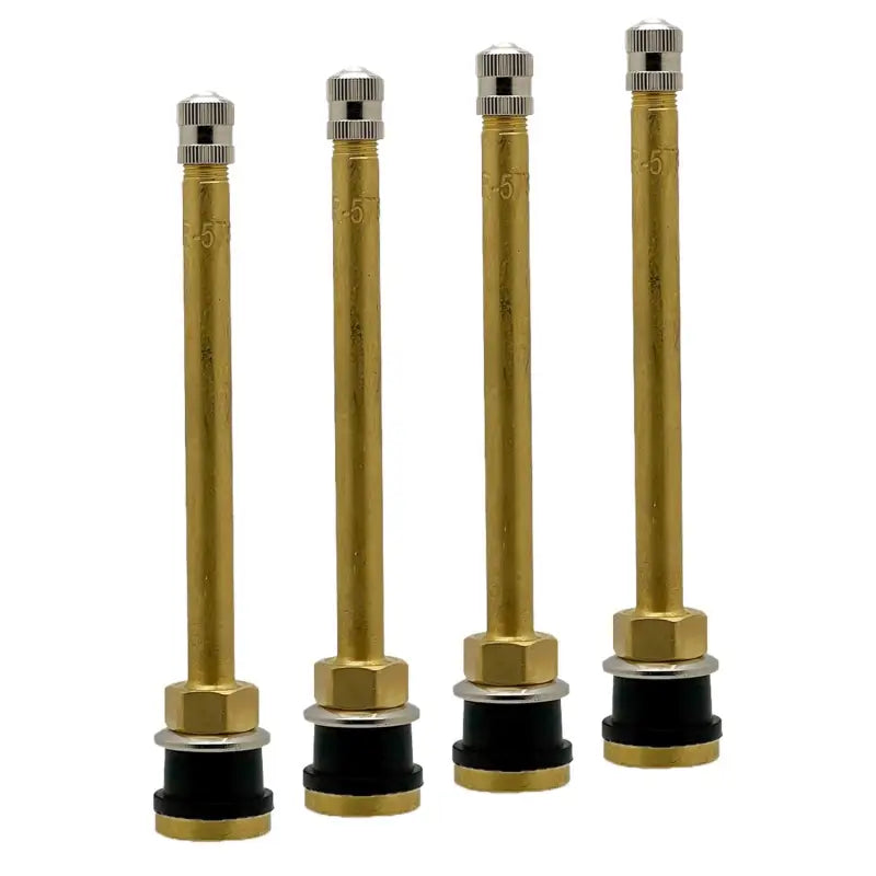 TR573 Brass Truck Bolt-on Valve Stem - 4 Pack - 4 Pack