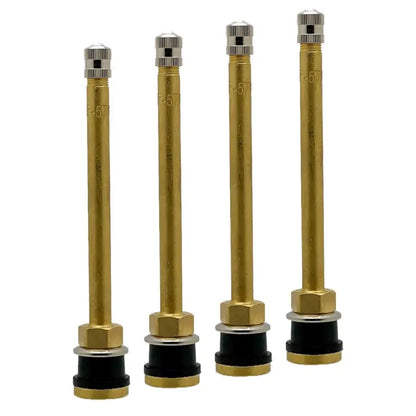 TR573 Brass Truck Bolt-on Valve Stem - 4 Pack - 4 Pack