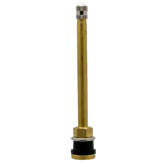 TR573 Brass Truck Bolt-on Valve Stem - 4 Pack - 4 Pack